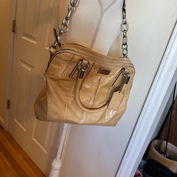 Coach Kristin patent leather bag.